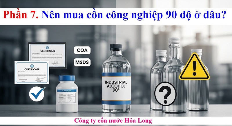Cồn Công Nghiệp 90 Độ Là Gì? Ứng Dụng, Giá Bán Và Lưu Ý An Toàn
